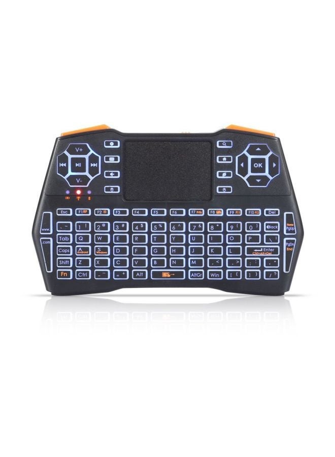 NIBEMINENT Mini Wireless Keyboard - English Black/Orange - Image 3