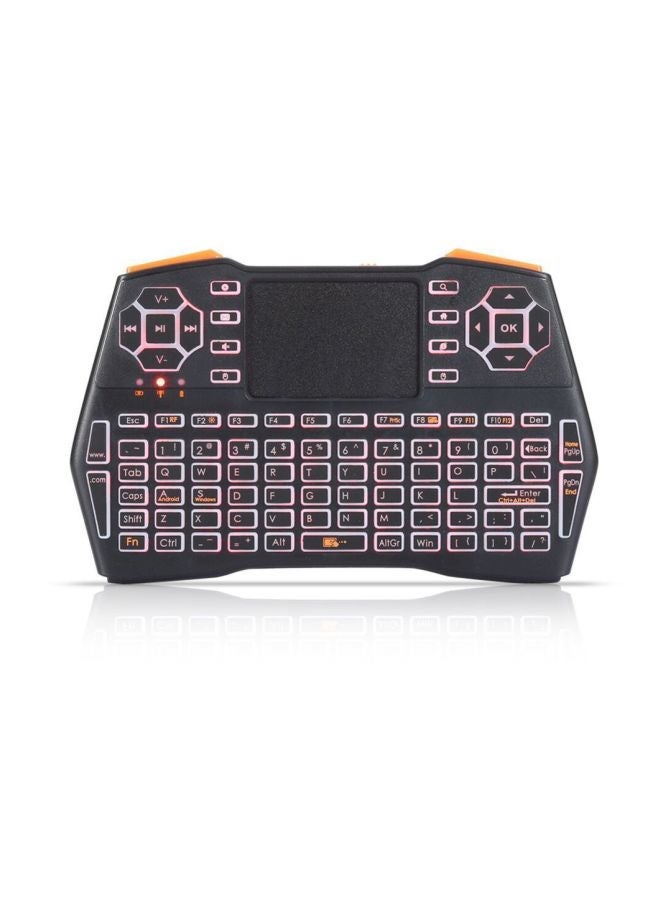 NIBEMINENT Mini Wireless Keyboard - English Black/Orange - Image 5