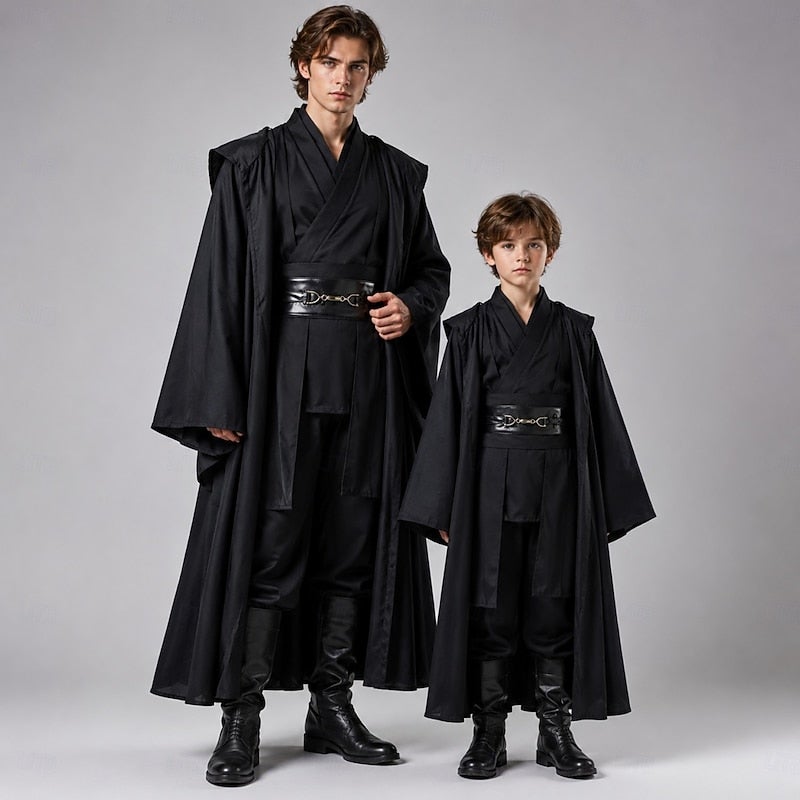 Y&D Jedi Knight Cosplay Costume Outfits Costume Cosplay for Boys' Adults Kid's Halloween Carnival Comic Con Anime Expo - Image 2