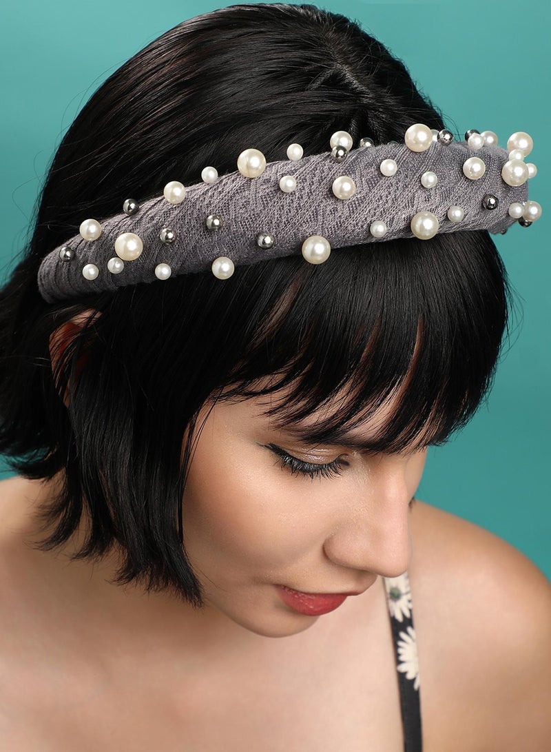 SOHI Lilac Color Hairband - Image 4