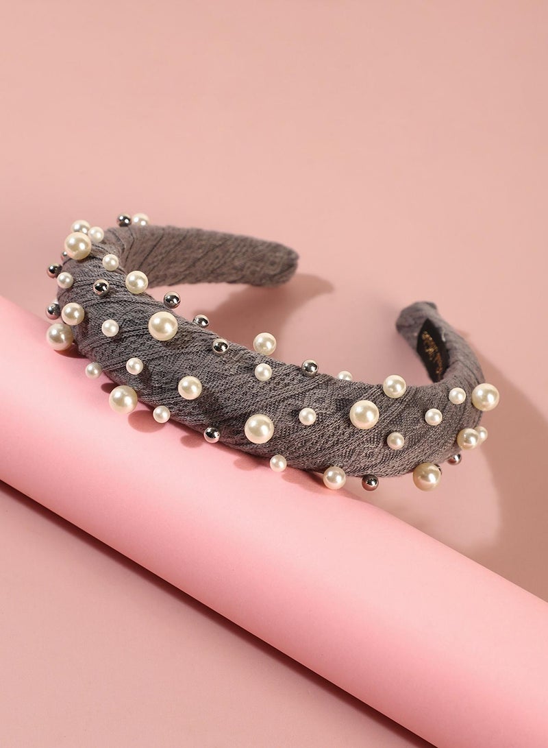 SOHI Lilac Color Hairband - Image 5