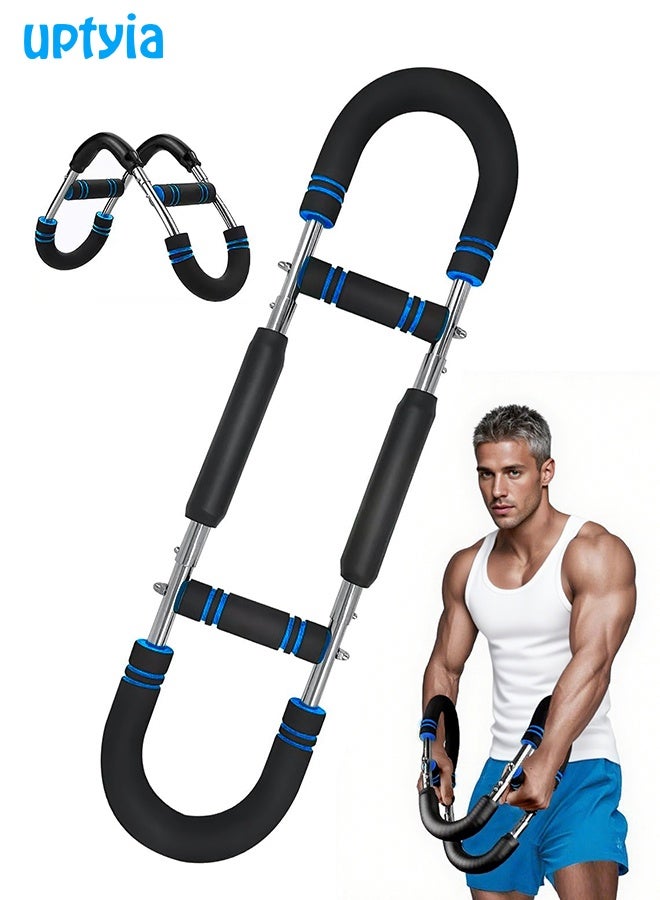 Twister Arm Trainer, rinforzante regolabile per avambraccio, attrezzatura per esercizi per braccia, attrezzatura per allenamento toracico, resistenza a molla portatile per attrezzature per allenamento