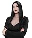 Mersi Long Black Wig for Women Halloween Costume 27'' Straight Long Black Wig Natural Cute Black Wigs for Costume Women S034BK - Image 3