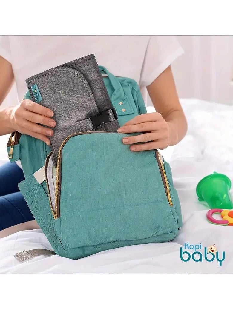 Baby Care Bundle - Ultra-Soft Changing Mat & Versatile Hanging Basket - Spacious Stroller Organizer for Diaper Storage