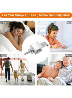 General Portable Door Locks, Hotel Locks for Doors Traveling Home Security Doors, Lockers, Security Devices Hotel Rooms for Travelers Secure Privacy School Apartment Dormitory College  - Image 2
