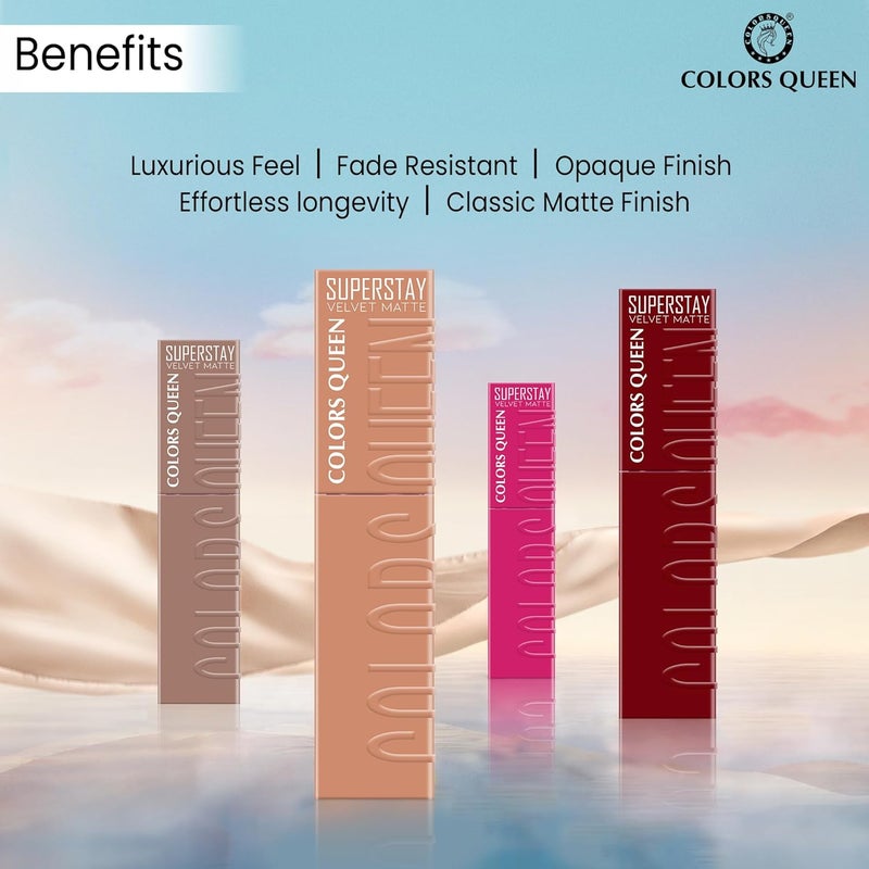 COLORS QUEEN COLORS QUEEN Lipstick Berrybliss Matte - Image 4