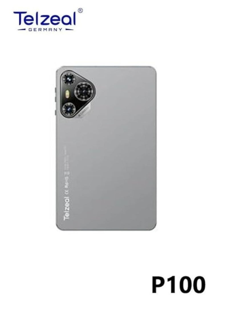 Telzeal P100 Android 13 Tablet – 10.1-Inch HD Display, 8GB RAM + 512GB ROM, Octa-Core Processor, Dual SIM + 5G WiFi Connectivity, 8000mAh Long Battery Life, Includes Wireless Keyboard & Mouse, Front & Rear Cameras – Sleek Grey Design for Work, Study & Entertainment - Image 4