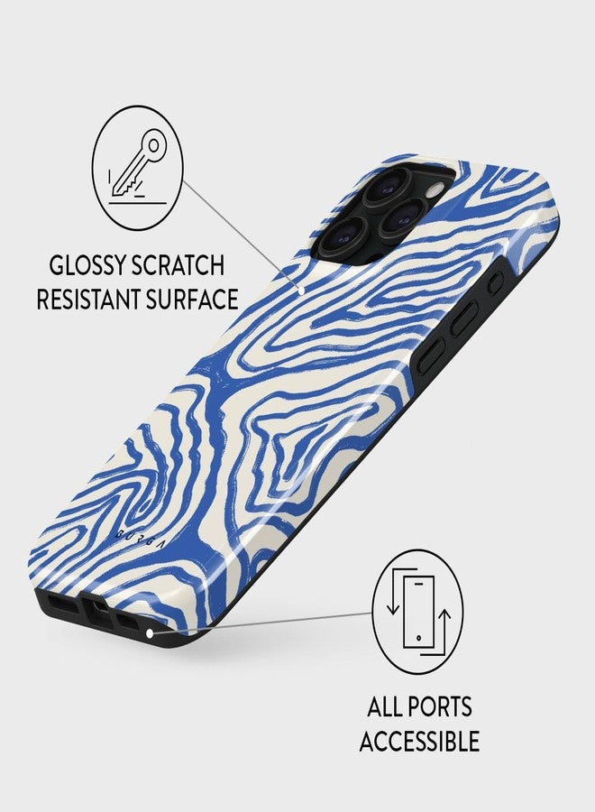 بورجا جراب هاتف BURGA لهاتف iPhone 15 Pro Max - غطاء أنيق وعصري بنقشة مميزة، يوفر حماية صلبة - يناسب هاتف Apple iPhone 15 Pro Max، مناسب للرجال والنساء، من Seven Seas - Image 3