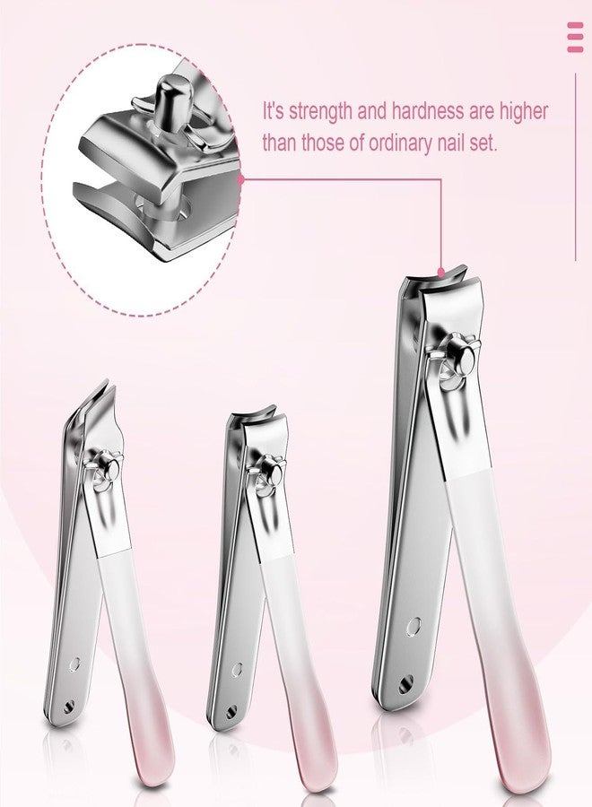 KRUPAVI Nail Cutter Clippers Set, Large Toe Nail Clippers Kit, Ultra Sharp Stainless Steel Cutter for Thick Finger Nail, 4 Pcs set for men women adult nail cutter set for Thick Toenails & Nails(Multi) - Image 2
