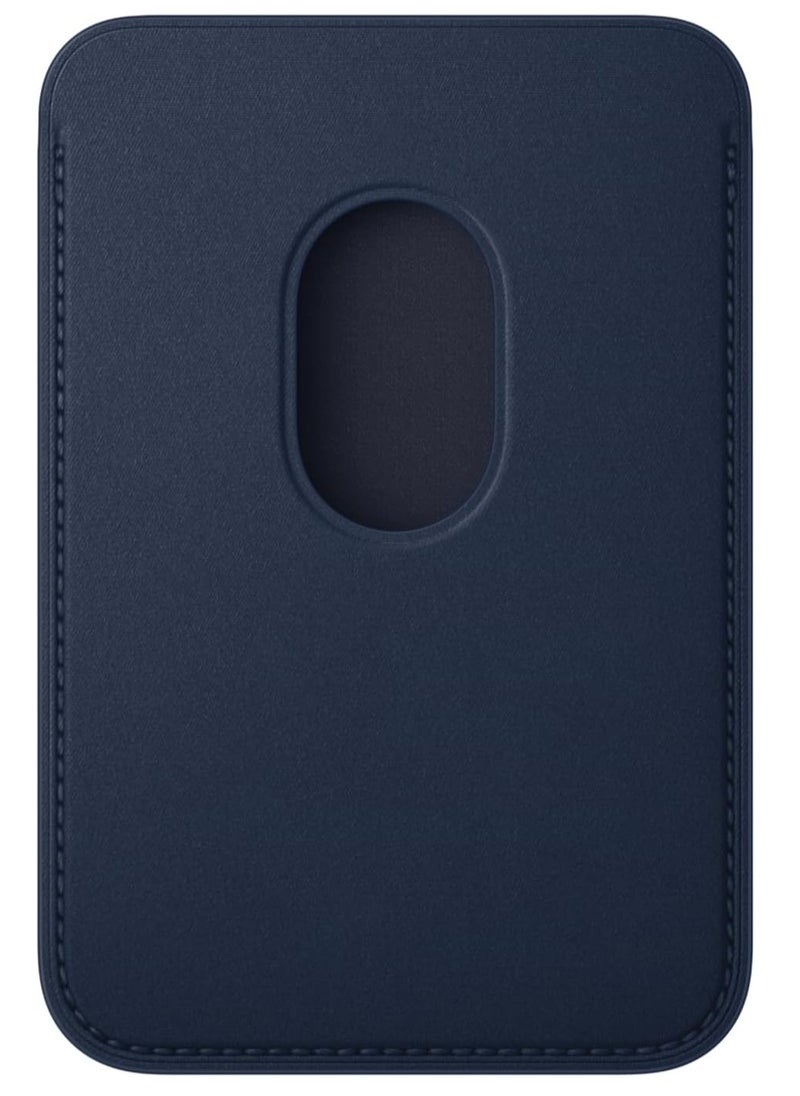 Generic Magsafe Wallet Compatible with iPhone 16 u0026 iPhone 15 Pro Max Mag Safe Secure Credit Card Holder Vegan Leather Magnetic Card Wallet Holder Apple iPhone 16,15,14,13,12 Compatible -BULE  - Image 2
