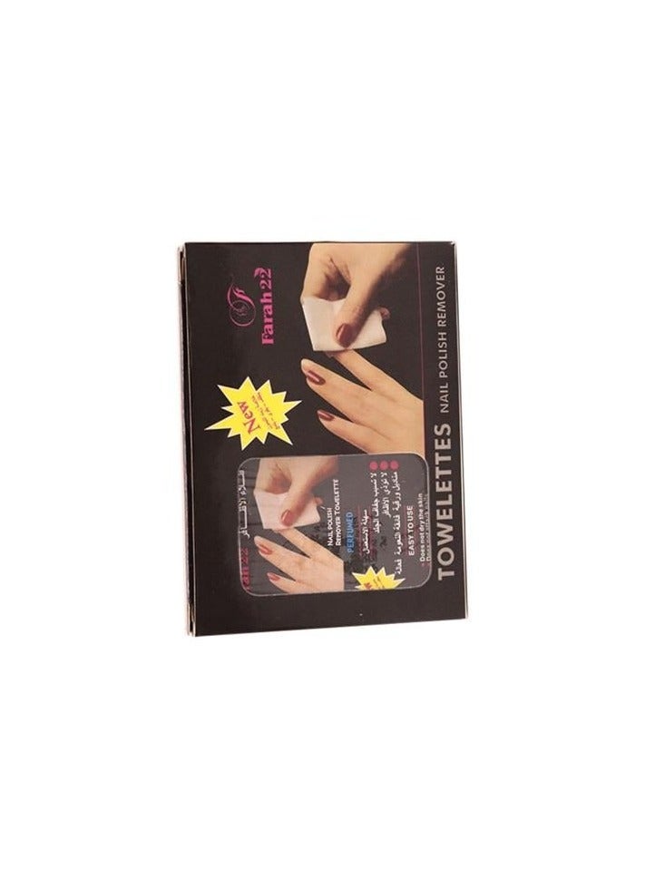 فرح 22 مناديل مزيل طلاء الأظافر 24 PCS  - Image 3