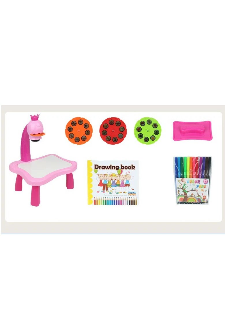 Projection painting machine with music-Pink