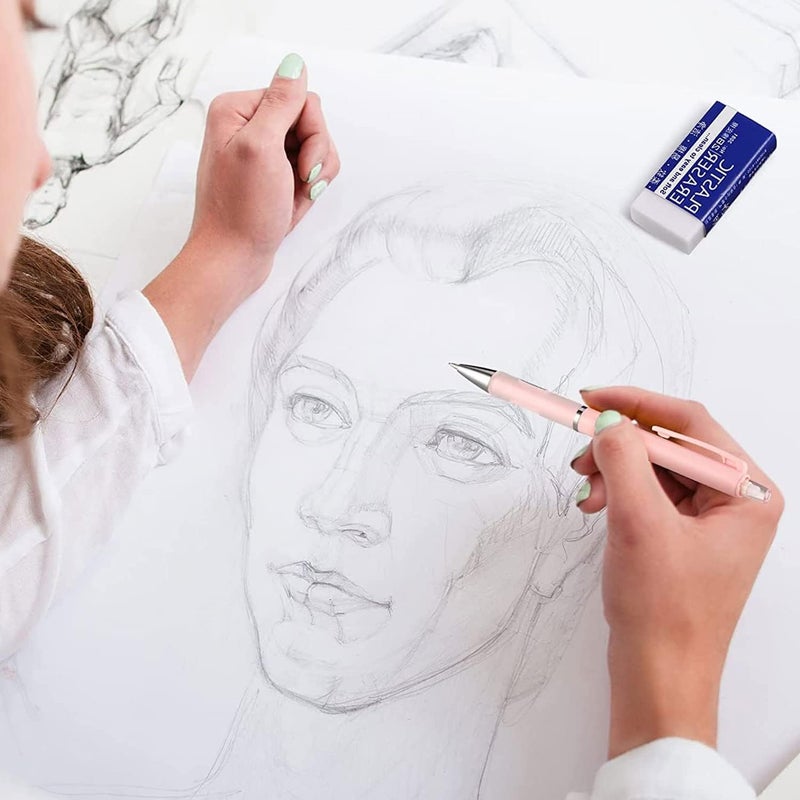 إكسفور مجموعة أقلام رصاص ميكانيكية، 6 أقلام رصاص ميكانيكية باستيل 0.7 مم مع 6 ممحاة و12 أنبوبًا من الرصاص HB، مجموعة أقلام رصاص ميكانيكية للأطفال، أدوات مدرسية، كتابة، رسم تخطيطي، هدية جائزة للطلاب - Image 3