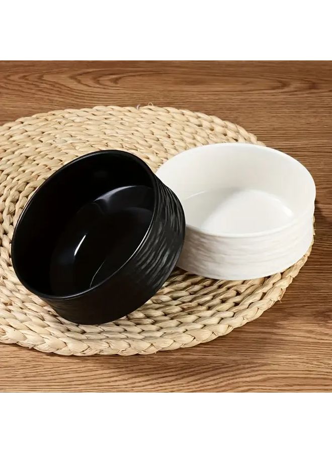 Black Rock Pattern Bowl High End Rice Soup Salad Grain Bowl - Image 2