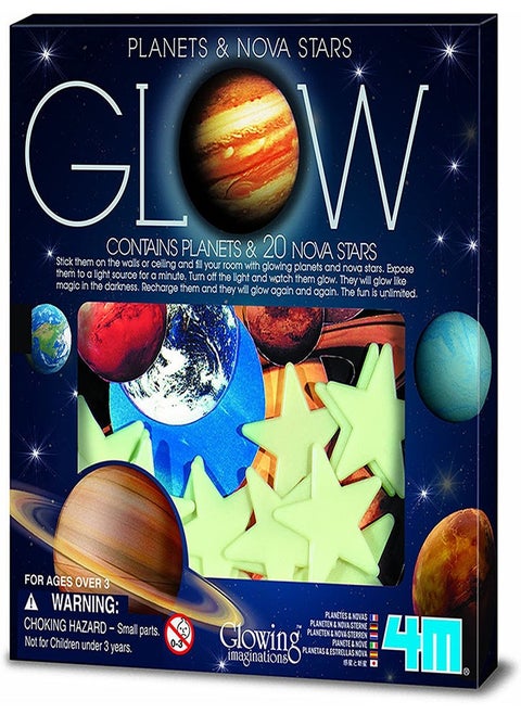 4M - Glow Planets & Nova Stars 20pcs in Box - 5635