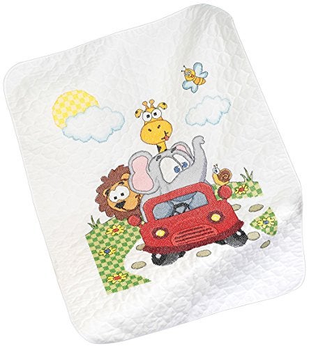 Janlynn Animal Fun Ride Baby Quilt - Image 3
