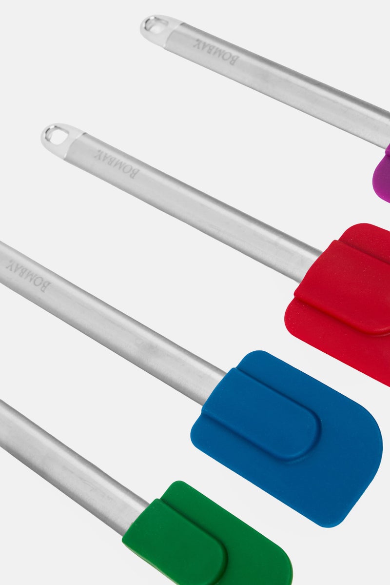 Bombay 4 Pieces Stainless Steel Spatula, Multicolor - Image 3