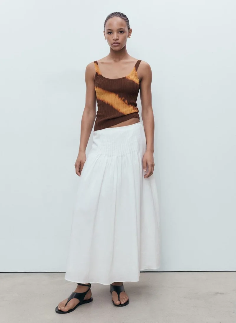 MANGO Tie-Dye Knitted Top