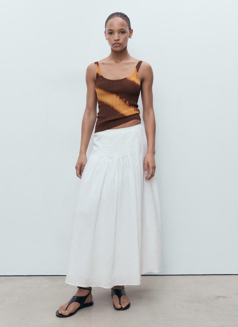 MANGO Tie-Dye Knitted Top - Image 1