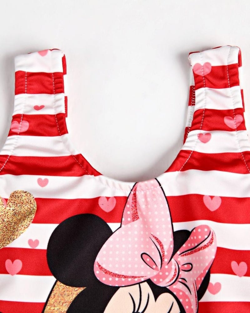 Rs Ramuni Girls Swimsuit Mickey Mause Red Digital Printed Swimwear For Pool  - Image 3