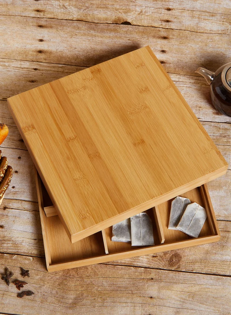 Noire Edit Wooden Tea Storage Box