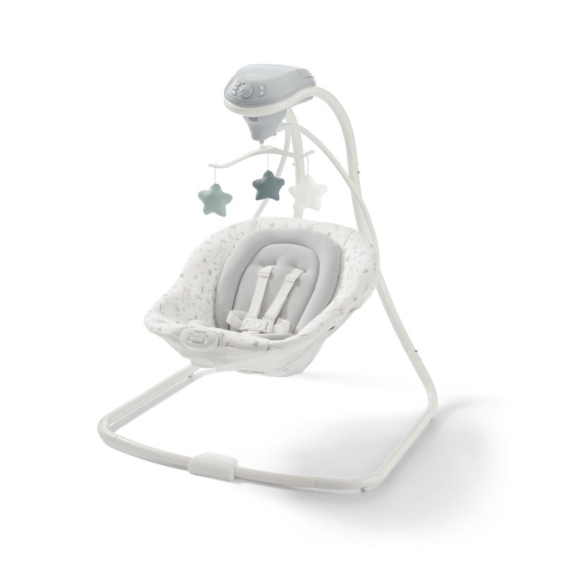 Graco Simple Sway Portable Baby Swing for Infants, Newborn Swing with 15 Songs and Sounds, Great Gift for New Parents, Baby Registry Must Have - Image 1