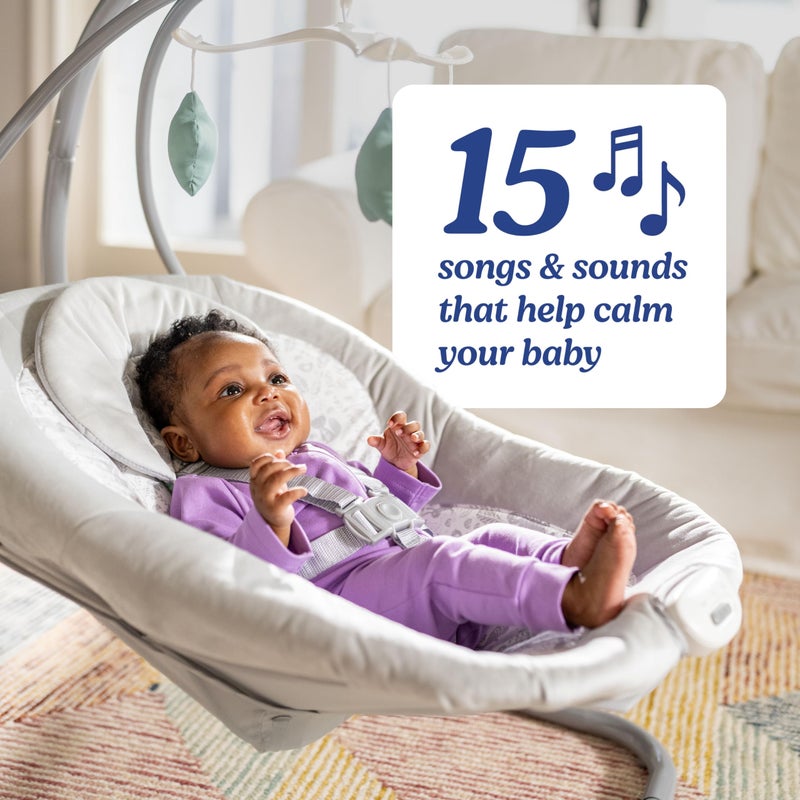 Graco Simple Sway Portable Baby Swing for Infants, Newborn Swing with 15 Songs and Sounds, Great Gift for New Parents, Baby Registry Must Have - Image 3