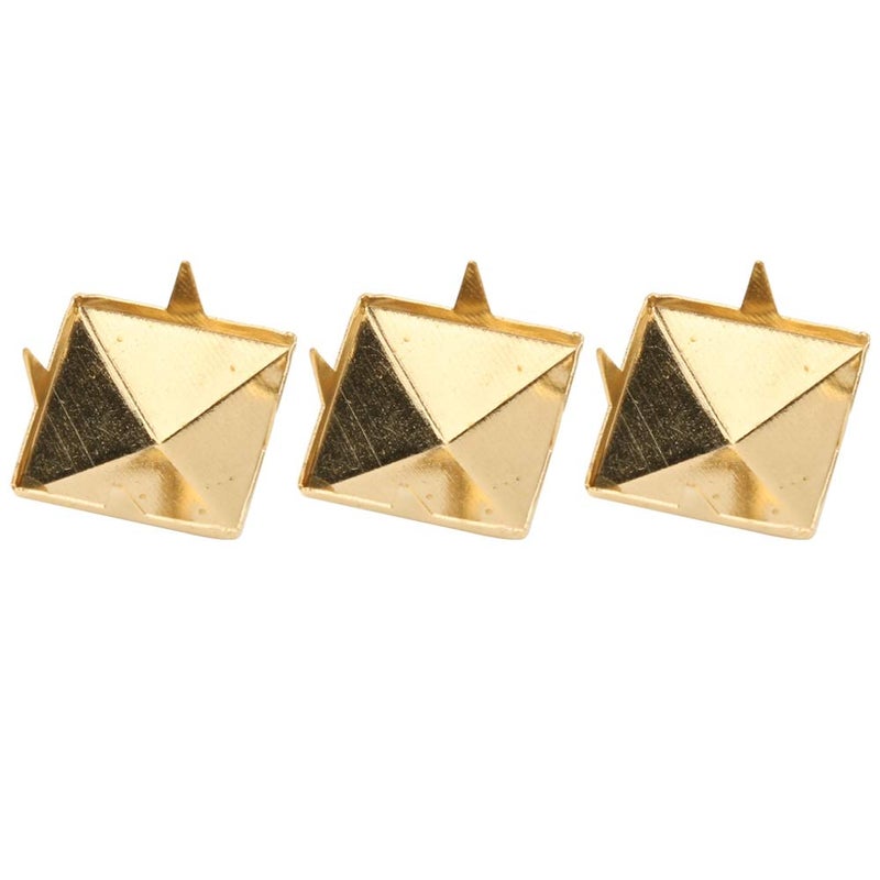 Bronze 12MM Pyramid Punk Rivets For DIY Leather Craft Wind Coat Multilayer Electroplated Surface - Image 3