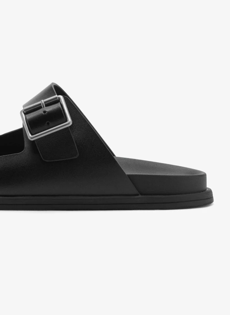Mango Man  Buckles leather sandal for Men | Best Price UAE