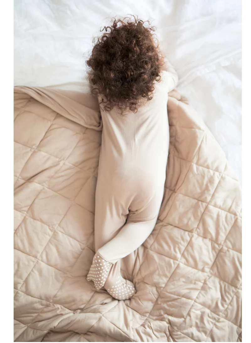 أنفي بيبي Bamboo Swaddle and Sleep Suit Newborn Gift Set Mocha