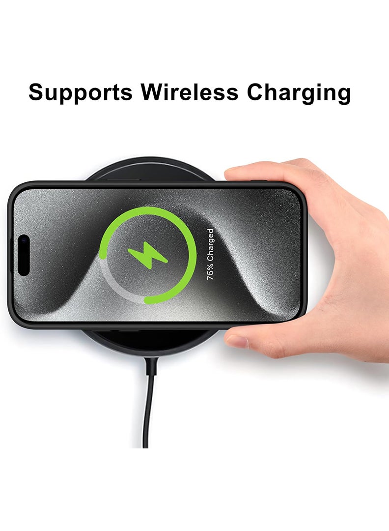 Theodor Protective Slim Fit Case Liquid Silicone Cover with Full Body Protection Anti-Scratch Shockproof Case For Apple iPhone 16 Pro Max (Black) Labubu (10) - Image 5