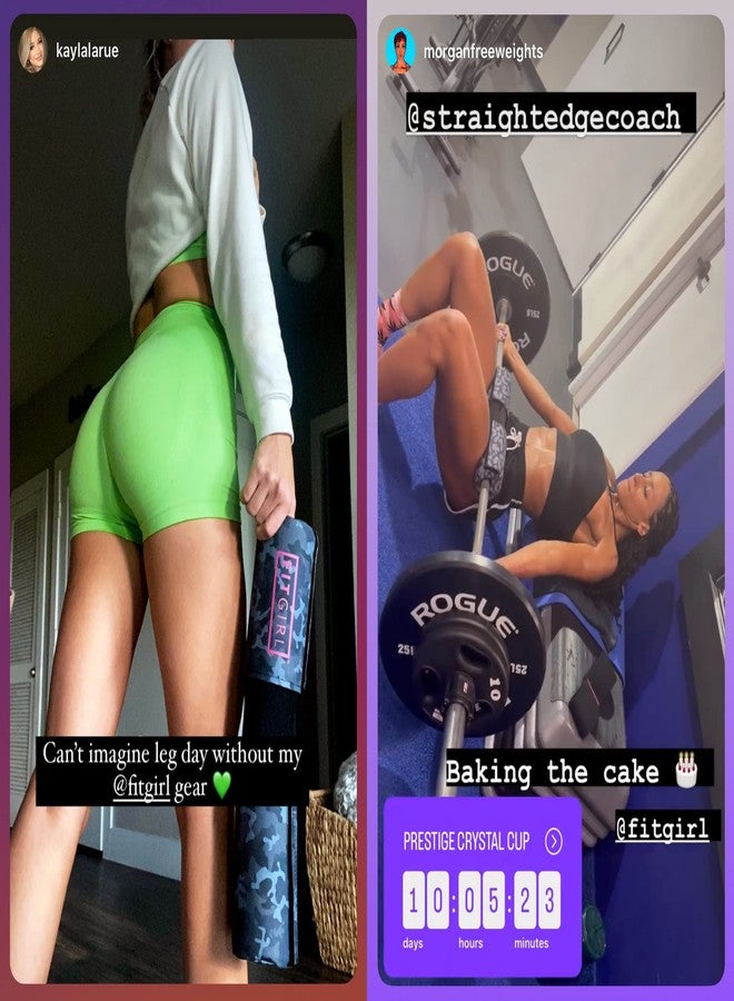 FITGIRL Hip Thrust and Leg Day Barbell Pad - Thick Cushion Stays in Place for Squats, Lunges and Glute Bridges - Works With Olympic Bars and Smith Machines (Animal) - Image 3