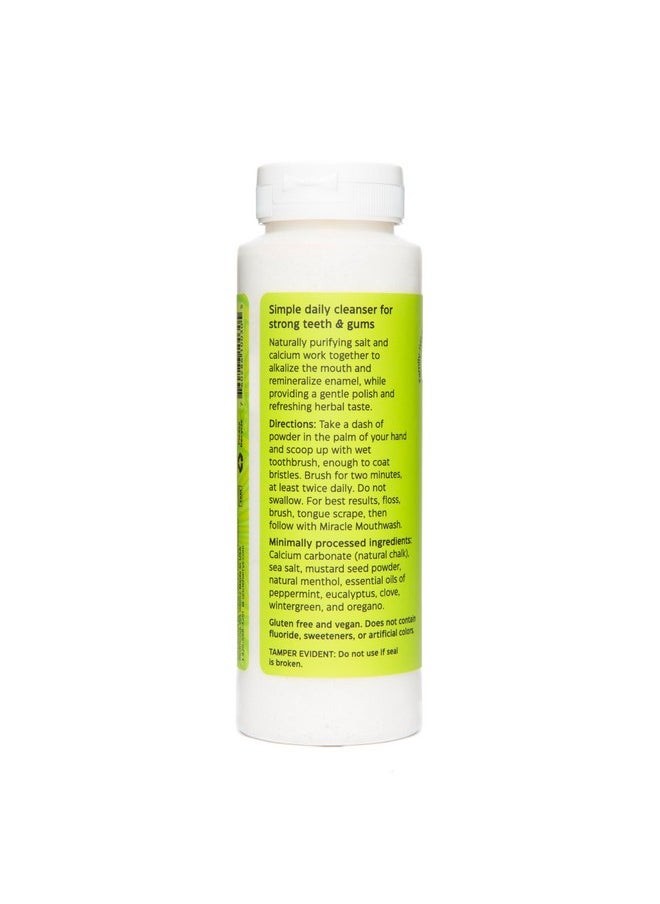 Uncle Harry's - All Natural Tooth Powder | Alkalizing Remineralizing Enamel Support & Whitening Toothpaste For Sensitive Teeth | Powder Toothpaste For Gum Health & Fresh Breath (8 Oz) - Image 1