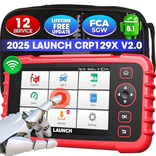 LAUNCH Scanner CRP129X V2.0 (Upgrade of CRP123X/CRP129X), 12 Reset Scan Tool,Lifetime Free Update,FCA SGW Car Scanner,ABS SRS Transmission,Check Engine Code Reader,AutoVIN,Battery Test, 5 Years Backup - Image 1