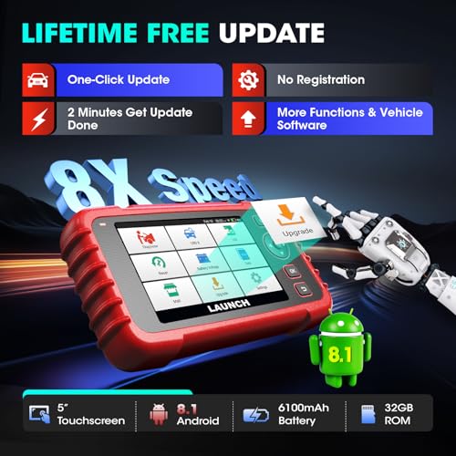 LAUNCH Scanner CRP129X V2.0 (Upgrade of CRP123X/CRP129X), 12 Reset Scan Tool,Lifetime Free Update,FCA SGW Car Scanner,ABS SRS Transmission,Check Engine Code Reader,AutoVIN,Battery Test, 5 Years Backup - Image 5