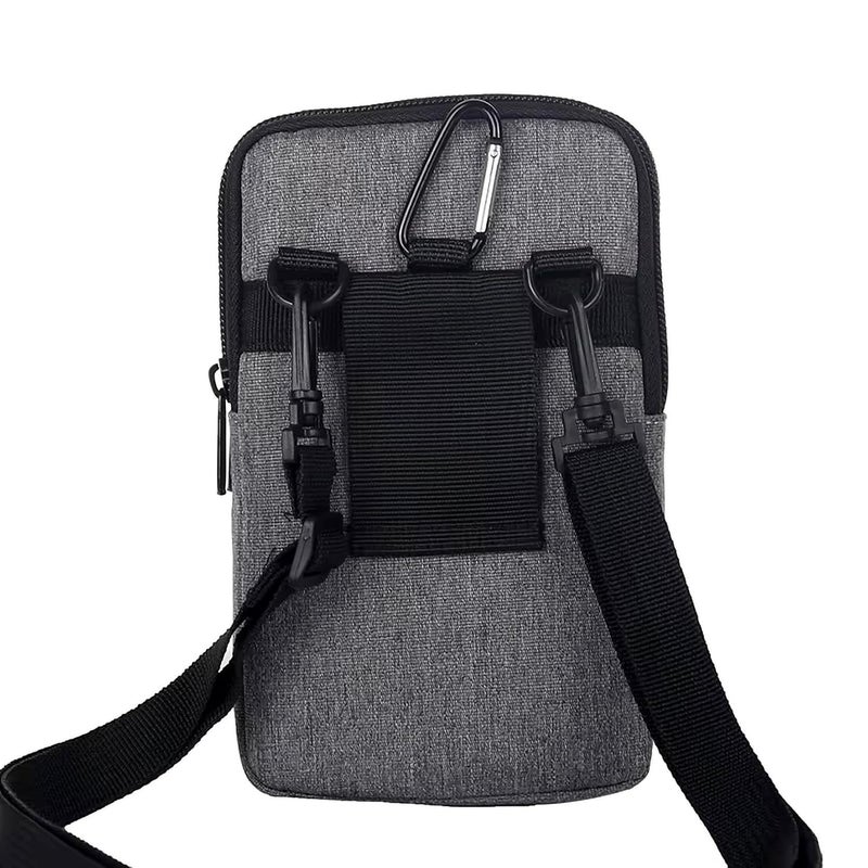 BOLDSTUFF BOLDSTUF Mobile Sling Bag Crossbody Shoulder bag for Men & Women | Small Cross-Body Side bag purse for Mobile, Cell Phone, Cash & Card, Holster for Travel, Oxford Fabric - Image 4