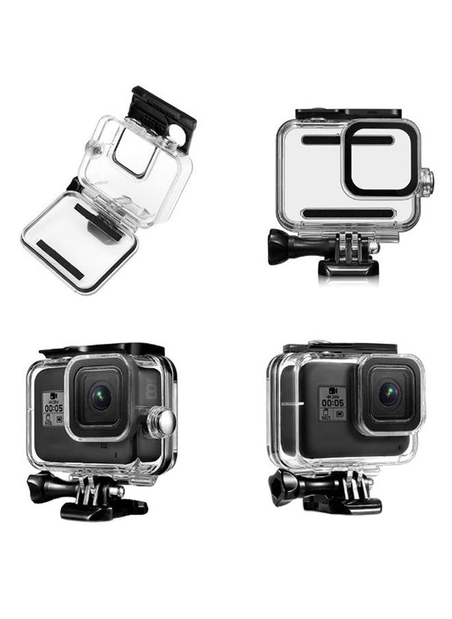 NIBEMINENT Protection Waterproof Housing Case For Gopro Hero 8 Black/Clear  - Image 4