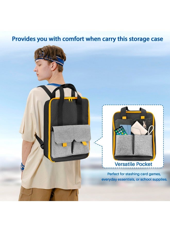 KISLANE Ultimate Toy Cars Storage, Versatile Dual Compartment Toy Cars Case with 4 Storage Pages, Holds 108 Cars - Perfect Toy Cars Carrying Case and Matchbox Cars Storage Case(Bag Only,Black) - Image 5