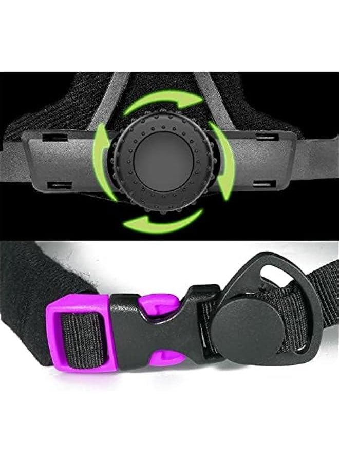 HOOKOR Bike Helmet Set with Knee Pads Elbow Pads Wrist Guards,Adjustable Helmet Protection Gear Set for Toddler Kids&Youth,Bicycle Helmet Roller Skate  - Image 3