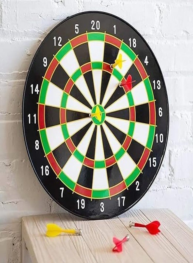 KITMEER Round Magnetic Dartboard Game Set - Bullseye Dartboard, Board with 6 pcs Safe Darts - Image 1