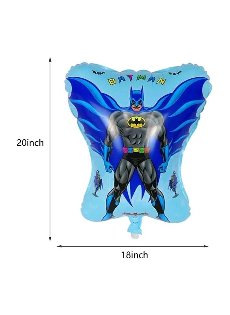 Boxwoods BatMan Theme Birthday Balloons And Banner Set  - Image 2