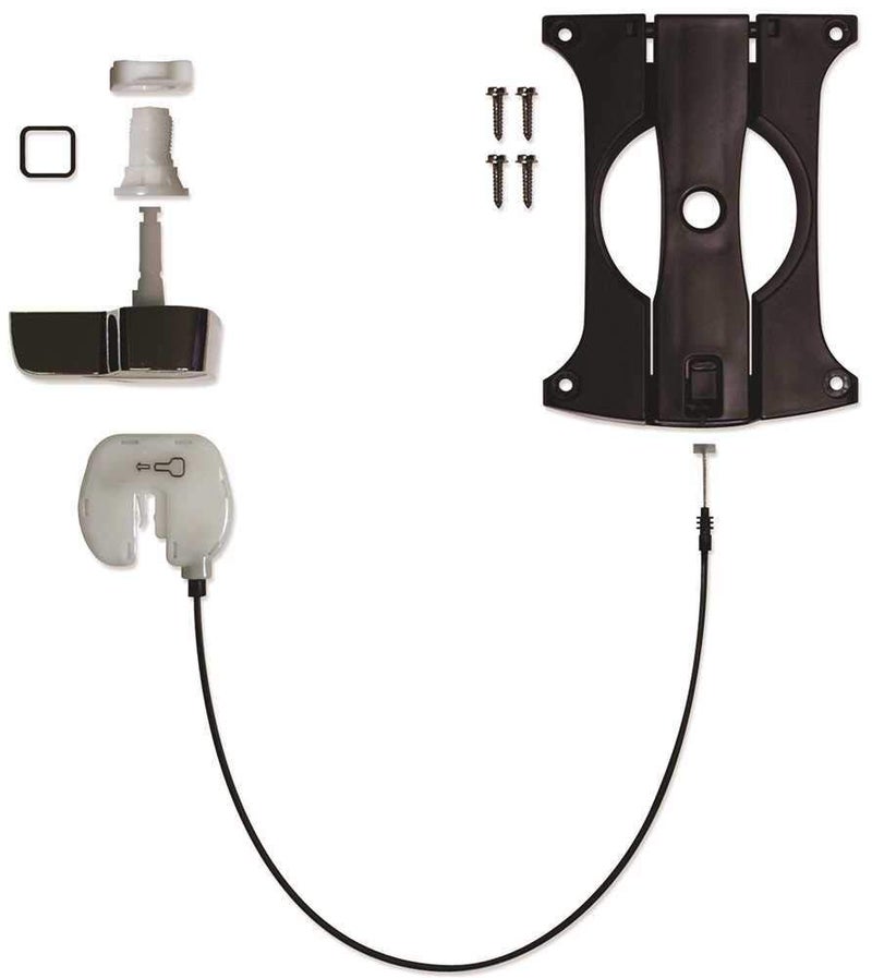 FLUSHMATE Toilet Flush Handle, Toilet, Chrome - Image 2