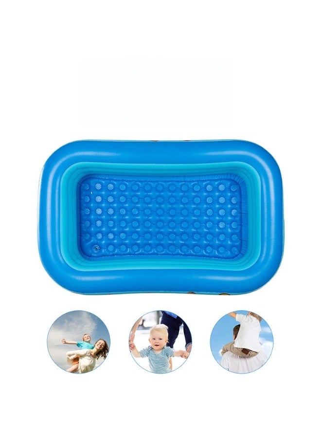 Inflatable Pool with Inflatable Soft Floor, Kiddie Pool Ocean World Kids Swimming Blow Up Pool for Kids, Backyard, Garden, Outdoor, Party, 1.8m  - Image 3