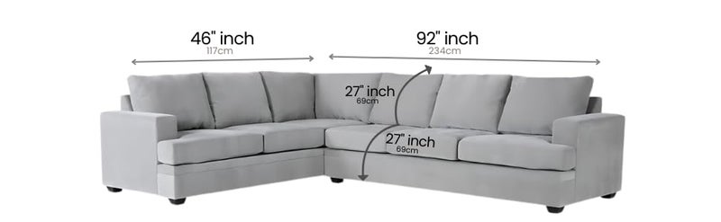 Dazzling DECOR L Shape Velvet Sofa Cover Set for Living Room Weaved Sofa Back Slip Covers Panels 3 and 2 and 1 Seater Cover for Long Sofa Couch Premium Stylish Slip Cover Protector Aqua_101 - Image 5