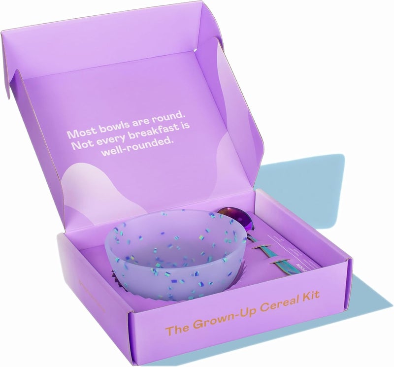 Magic Spoon Viral Silicone Cereal Bowl and Spoon Perfect For Cereal Lovers  100 FoodGrade Silicone Microwave Freezer and Dishwasher Safe - Image 1