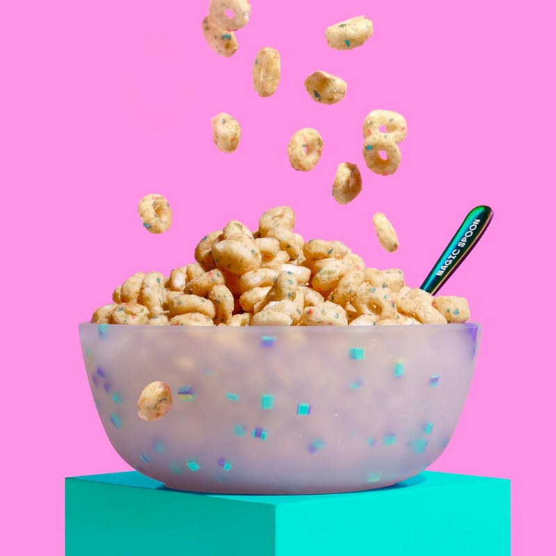 Magic Spoon Viral Silicone Cereal Bowl and Spoon Perfect For Cereal Lovers  100 FoodGrade Silicone Microwave Freezer and Dishwasher Safe - Image 3