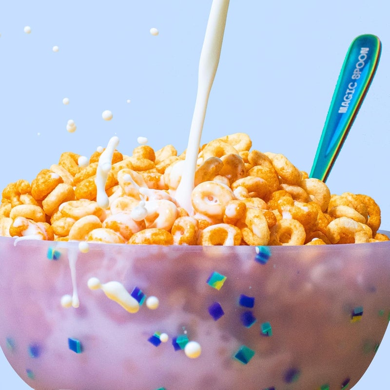 Magic Spoon Viral Silicone Cereal Bowl and Spoon Perfect For Cereal Lovers  100 FoodGrade Silicone Microwave Freezer and Dishwasher Safe - Image 5
