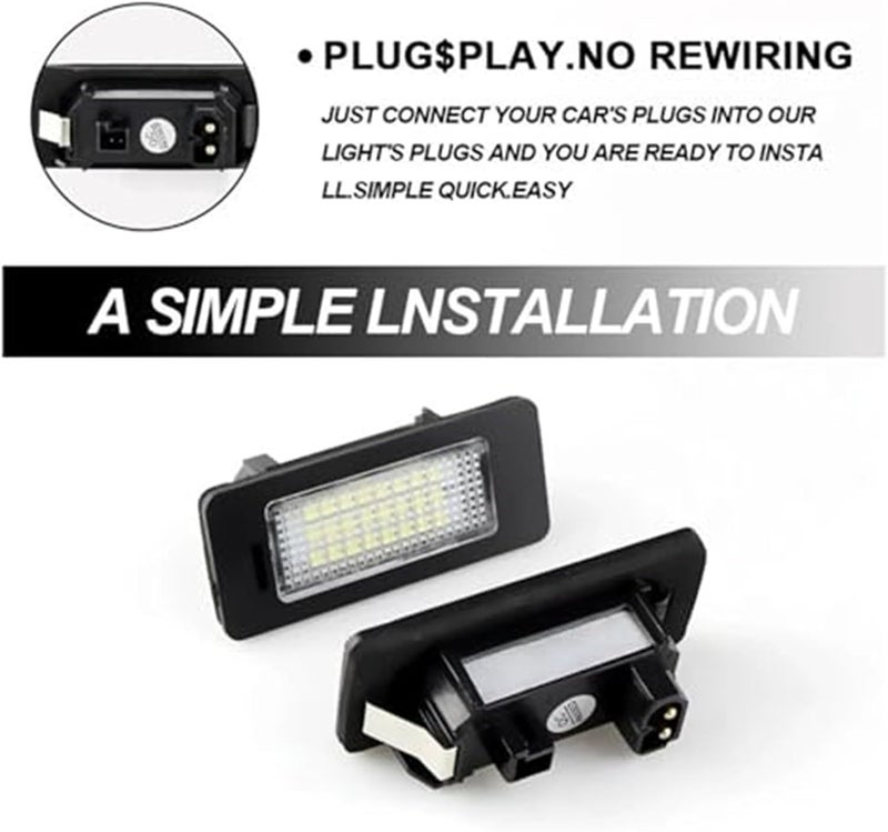 Wivplex 2pcs License Plate Light for BMW - Image 3