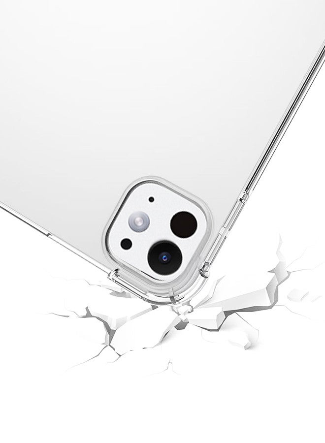 CATANES [for iPad Pro 11 inch 2024] Clear TPU Case Shockproof Transparent Cover Shock Absorbing Flexible TPU Protective Cover  - Image 2