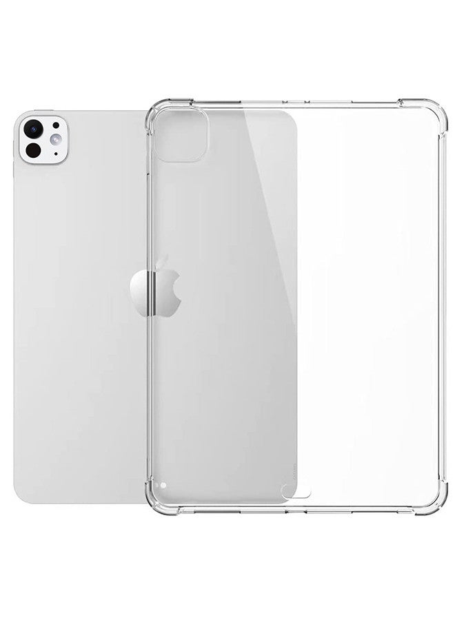 CATANES [for iPad Pro 11 inch 2024] Clear TPU Case Shockproof Transparent Cover Shock Absorbing Flexible TPU Protective Cover  - Image 5